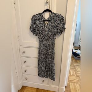 Cleobella Blue and White Midi Dress